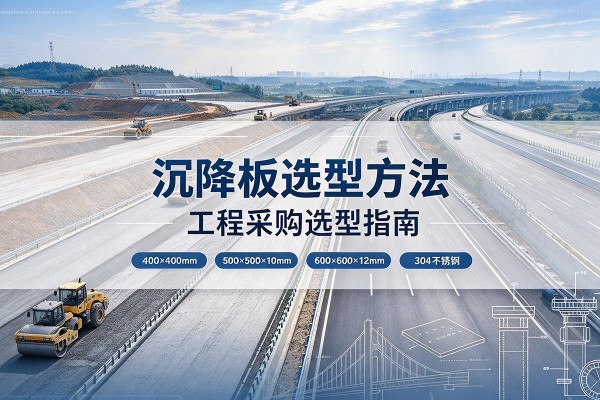 湘阴沉降板选择方法